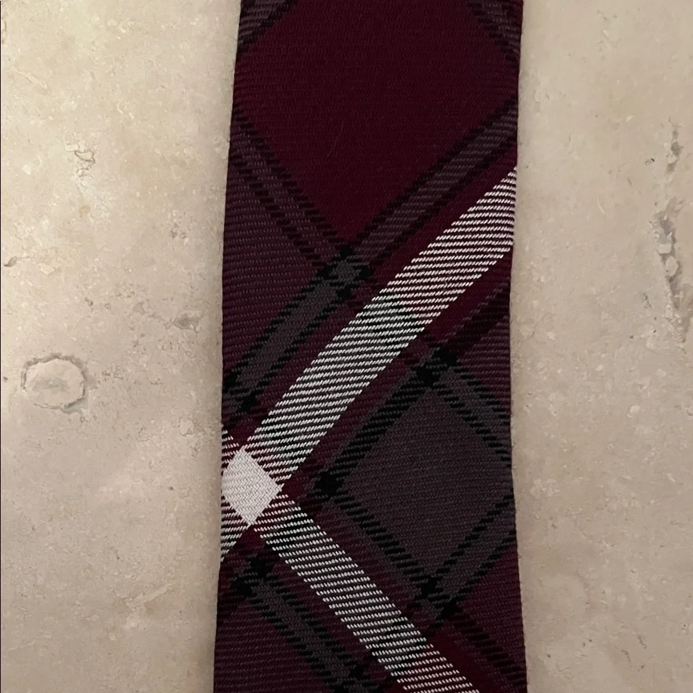 Lands' End Classic Black and Burgundy Kids Ties